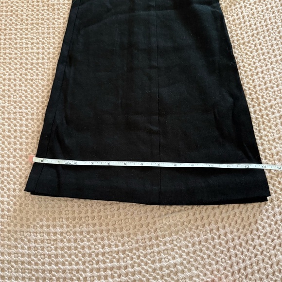 Anthropologie High-Rise Flare Linen Pants Black 10P | NWT $138 Trousers - Picture 11 of 11